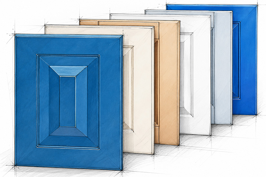 Usi MDF vopsit